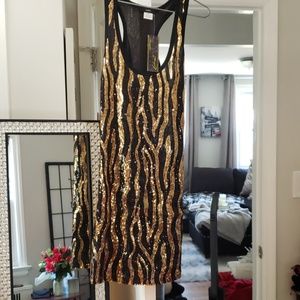 Brand new sequined mini dress